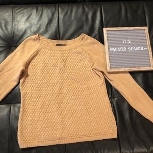 The Limited Tan Knit Sweater